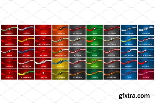 CreativeMarket Vector National Flags bundle 2044805