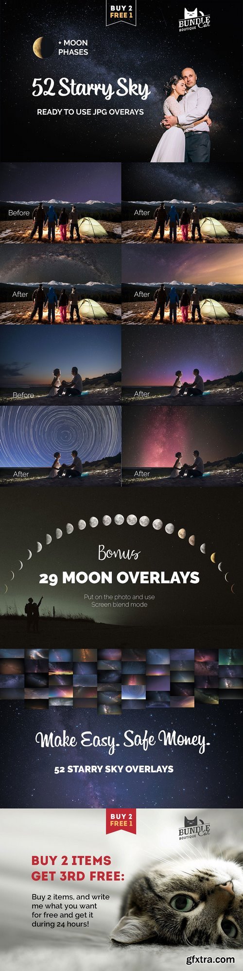 CM - 52 Starry Sky Photoshop Overlays 1843607