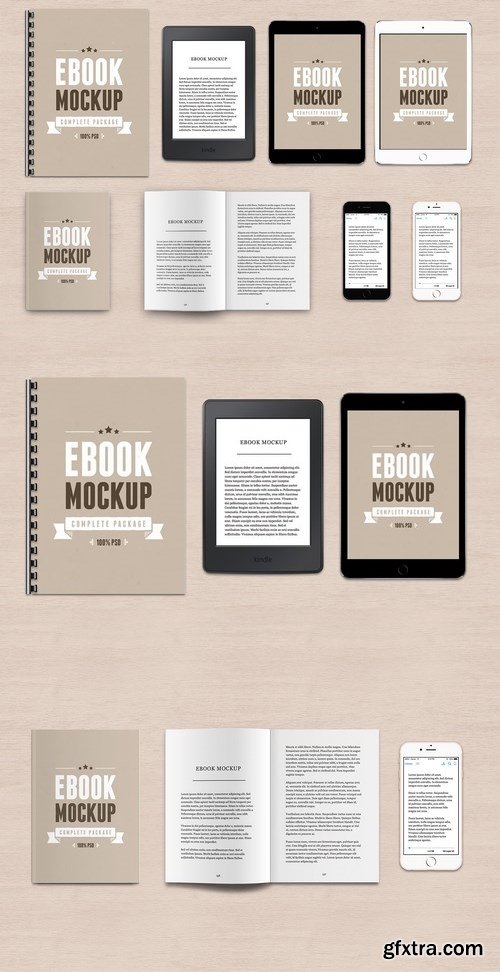 Medialoot - Ebook Mockup Package