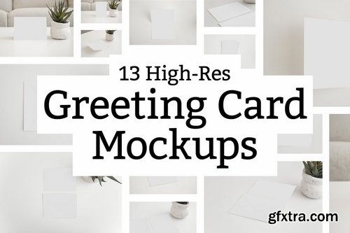 13 Greeting Card Mockups