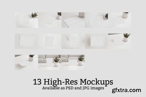 13 Greeting Card Mockups