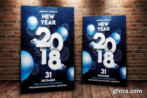 CM - New Year 2018 Party Flyer 2134663