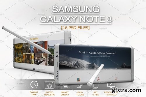 CM - Samsung Galaxy Note 8 Mockup 2133094