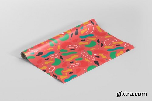 Gift Wrapping Paper Mockup