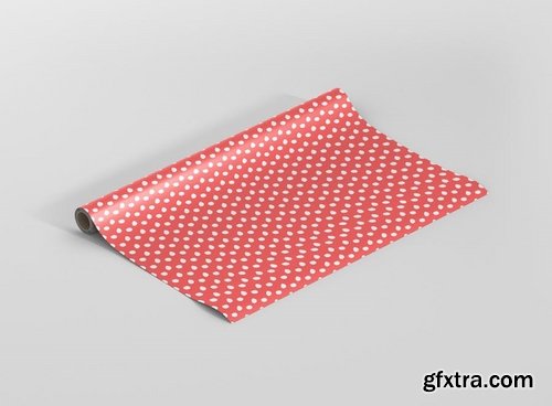 Gift Wrapping Paper Mockup