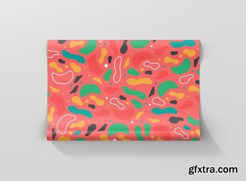 Gift Wrapping Paper Mockup