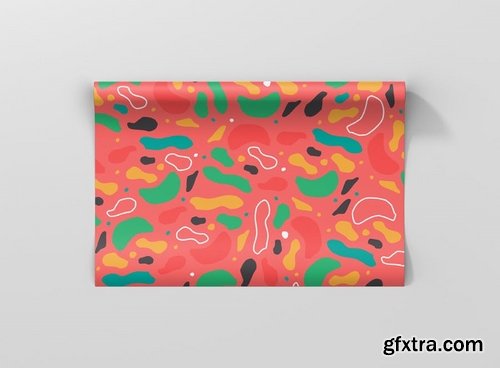 Gift Wrapping Paper Mockup