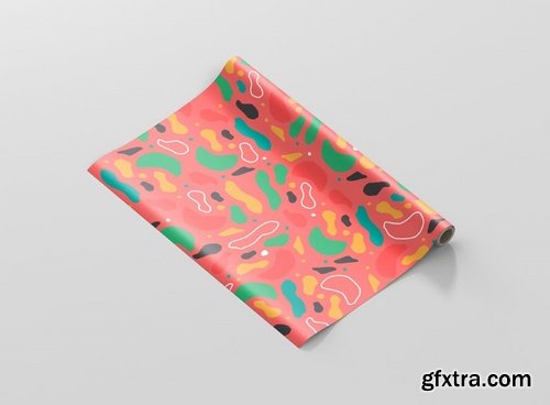 Gift Wrapping Paper Mockup