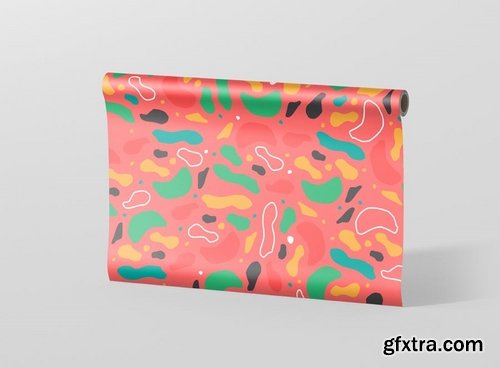 Gift Wrapping Paper Mockup