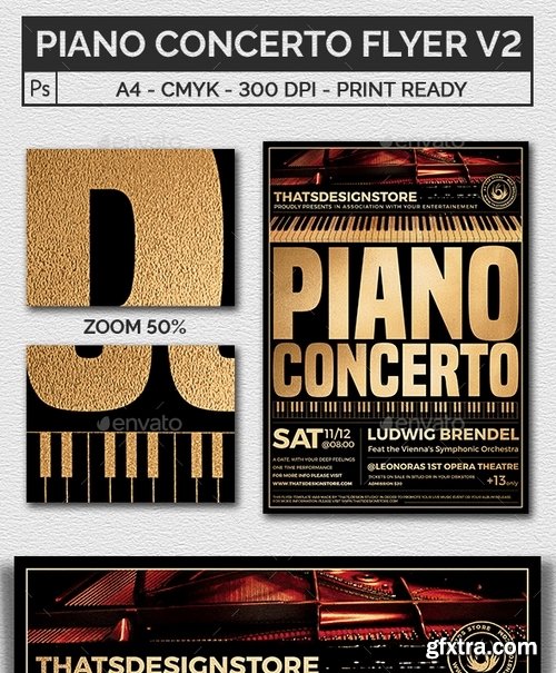 GraphicRiver - Piano Concerto Flyer Template V2 16772968