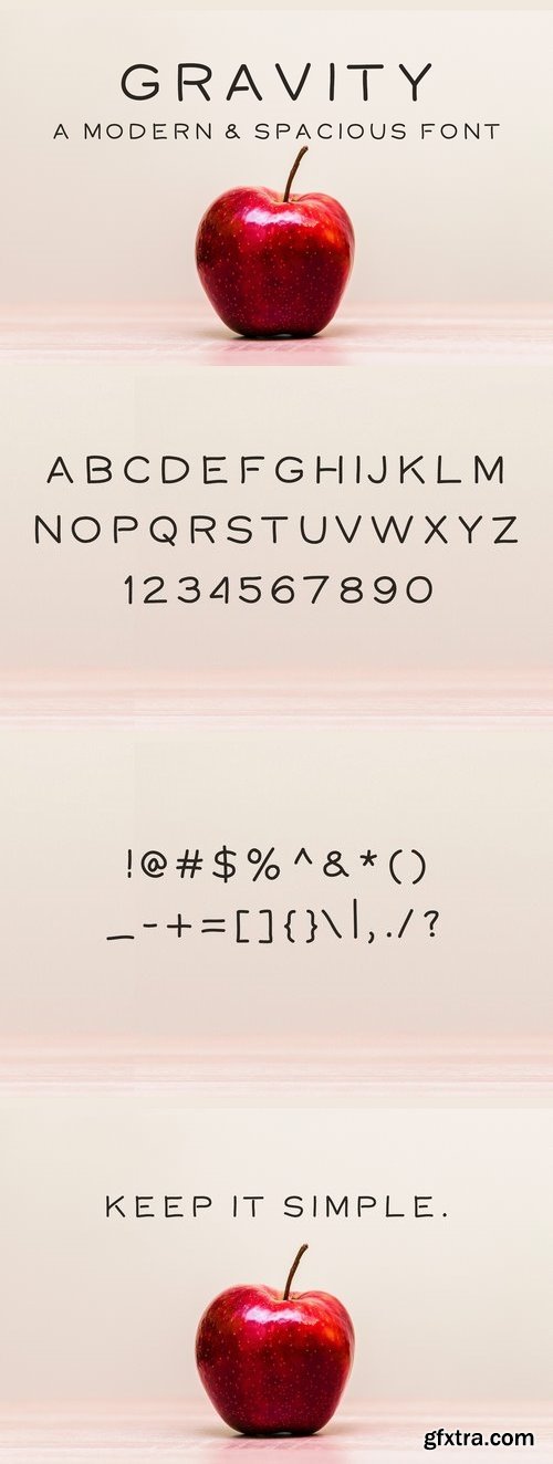 CM - Gravity - A Modern and Spacious Font 1844780