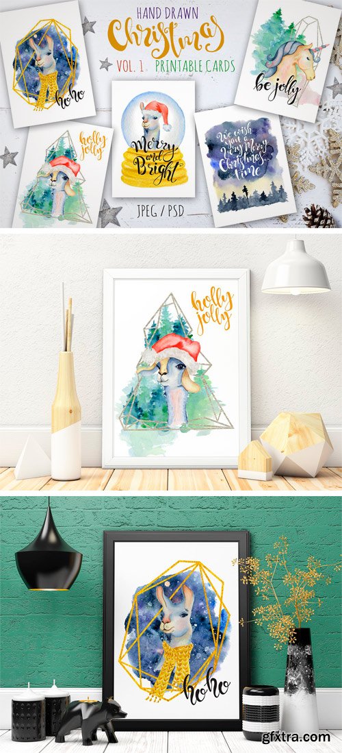 CM - Christmas Watercolor Cards Vol.1 2084364