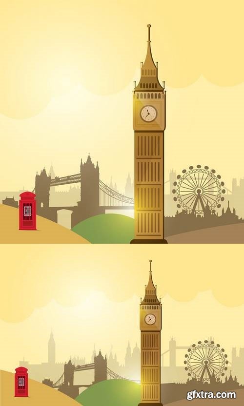 London Skyline | Travel & Tour Vector