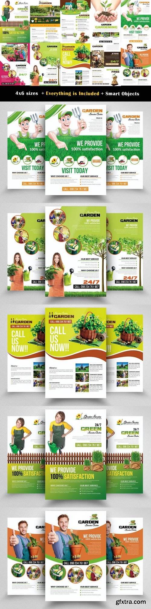 CM - 10 Garden Service Flyer Bundle 1844598