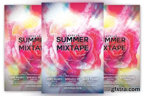 CreativeMarket - Summer Electro Dubstep Flyer 2084002