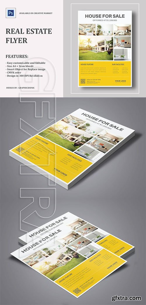 CreativeMarket - Real Estate Flyer V 06 2147015