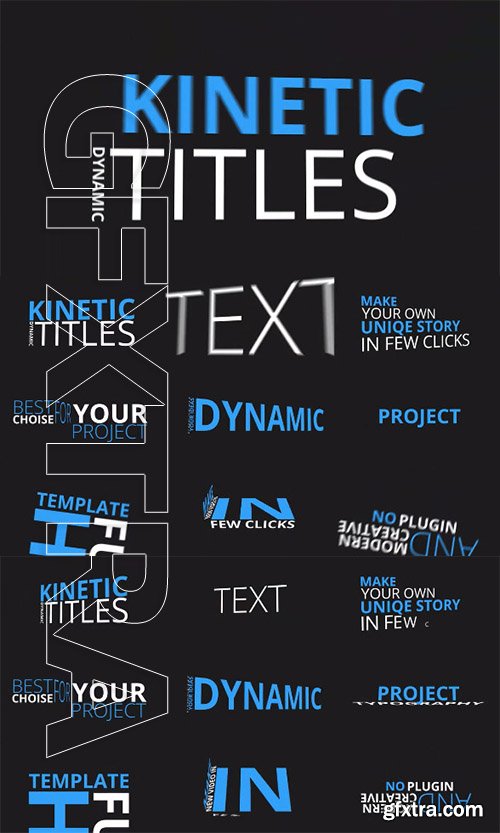 20 Kinetic Titles - After Effects