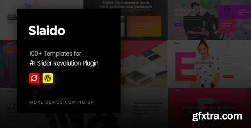 CodeCanyon - Slaido v1.1.1 - Template Pack for Slider Revolution - 20106981