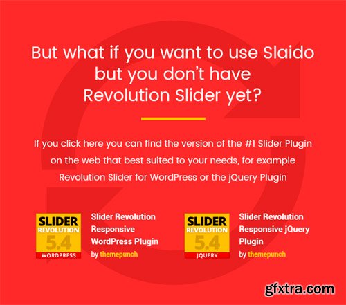 CodeCanyon - Slaido v1.1.1 - Template Pack for Slider Revolution - 20106981