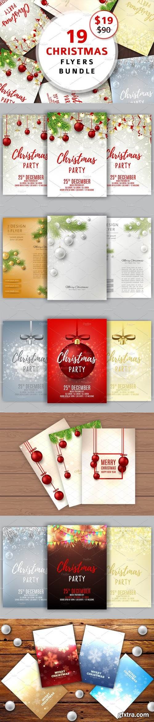 CM - 19 Christmas Flyers Bundle 1901150