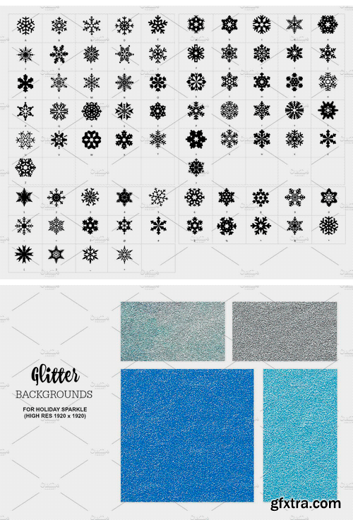 CM - Snowflake Icons Font 2114390