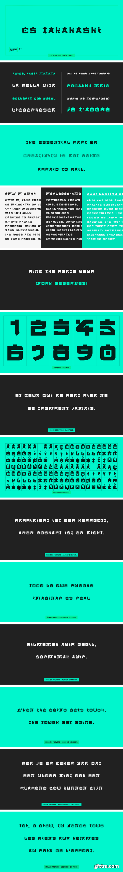 CS Takahashi Font