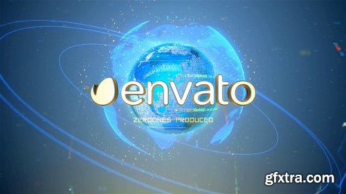 Videohive Digital Earth Motion Graphics 18998389