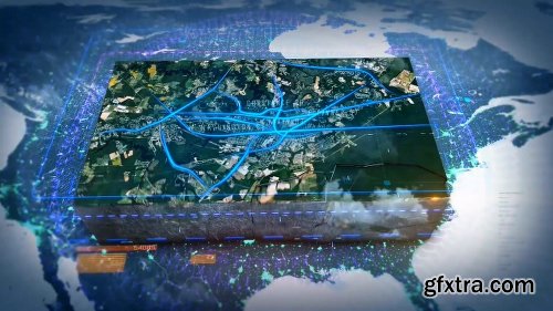 Videohive Digital Earth Motion Graphics 18998389