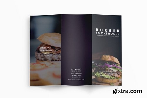 Restaurant Menu Trifold