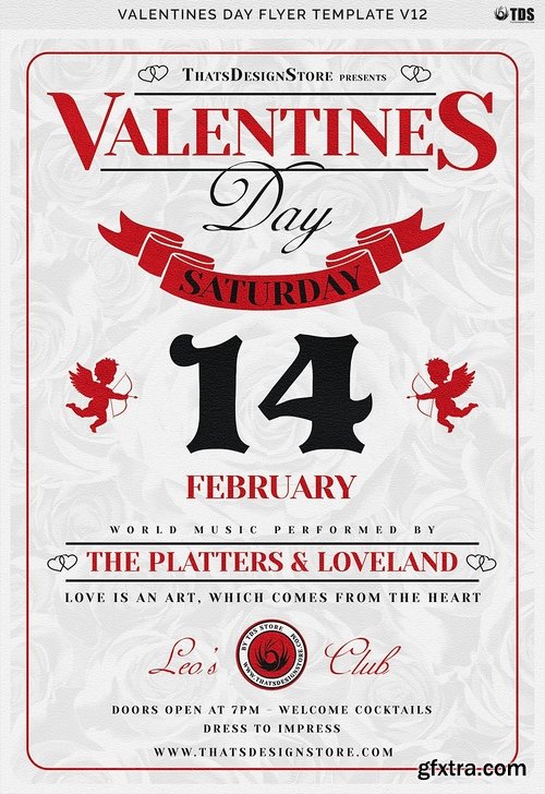 CM - Valentines Day Flyer Template V12 2134004