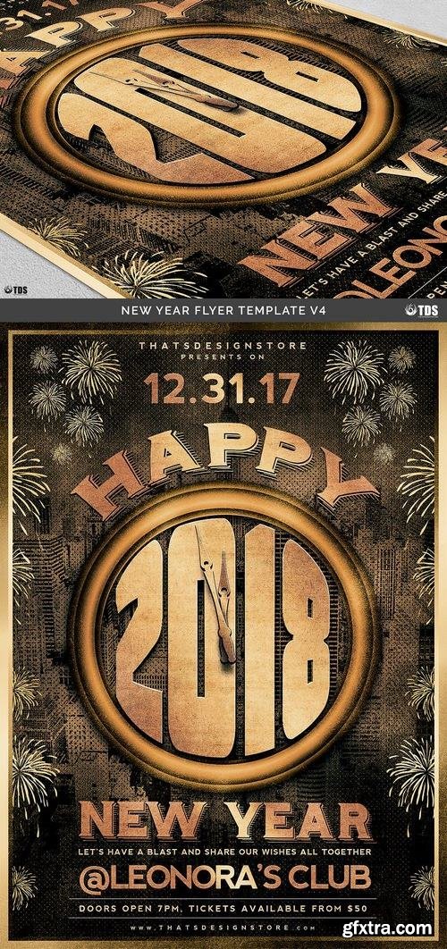 CM - New Year Flyer Template V4 417520