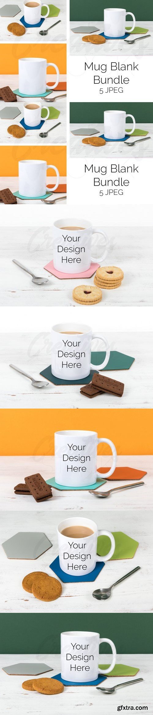 CM - Blank Coffee Mug Mockup Bundle 1812139