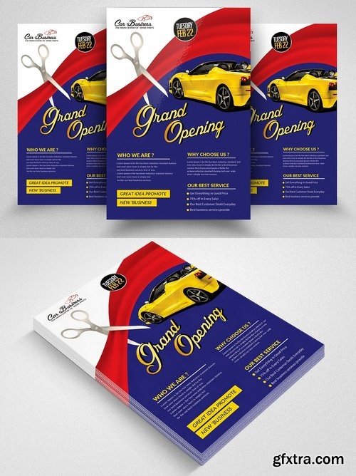 CM - Grand Open Party Flyer Template 1825686