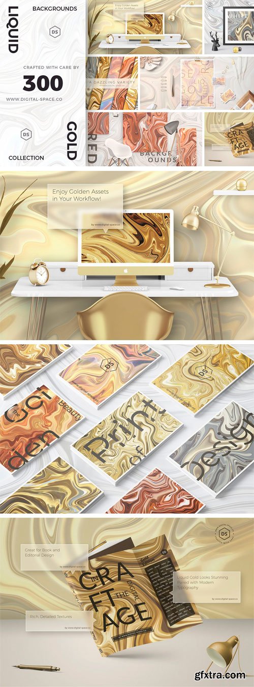 CM - 300 Liquid Gold Backgrounds 2051617