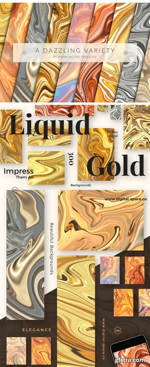 CM - 300 Liquid Gold Backgrounds 2051617