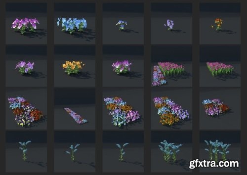 VrayC4D - HD Flowers vol.2 for Cinema4D