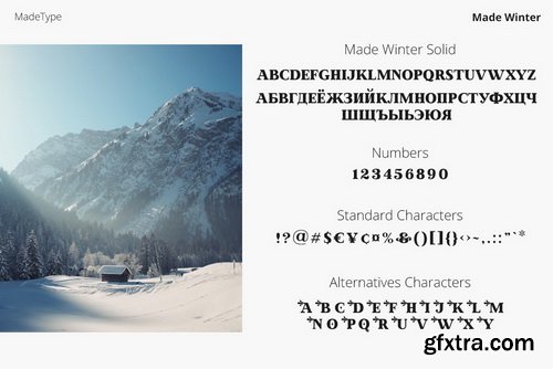 Made Winter Font Family