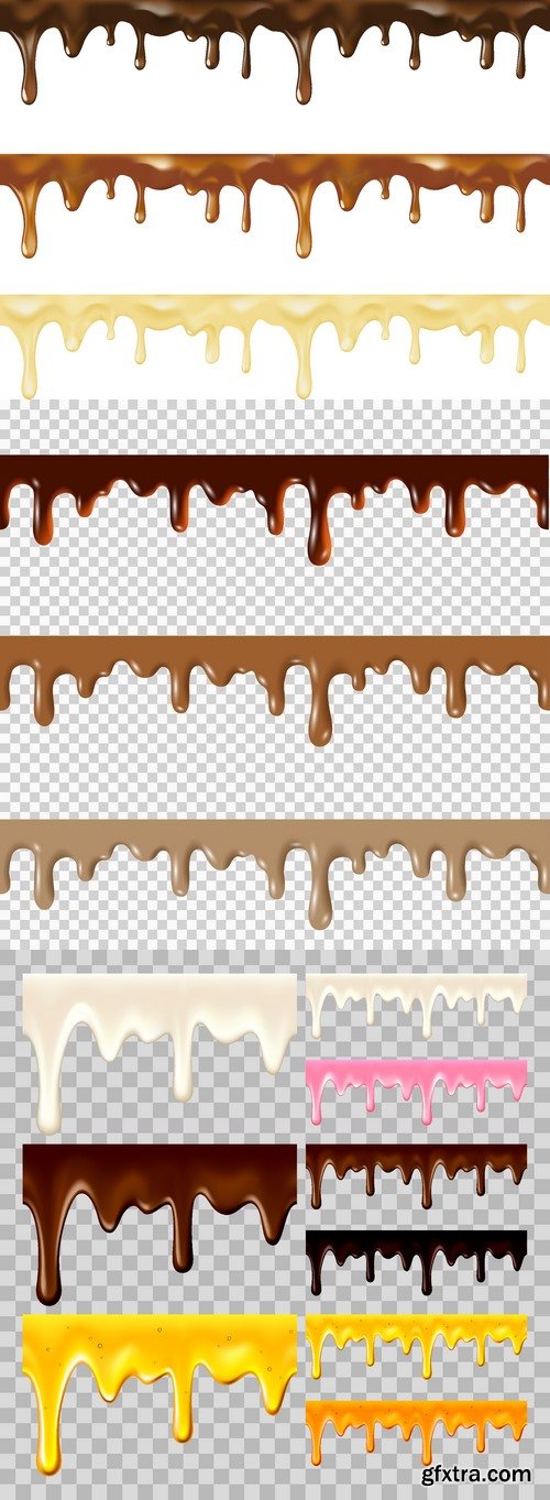 Vectors - Different Chocolate Borders