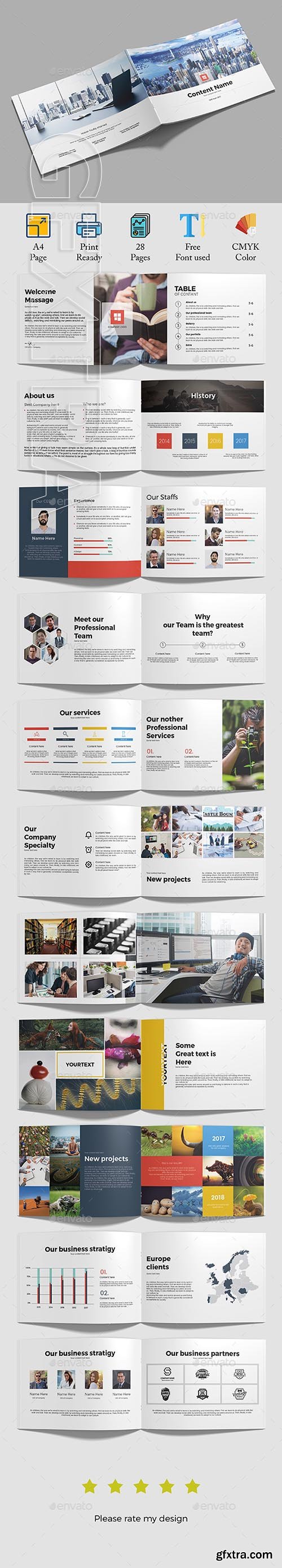 GraphicRiver - A4 Corporate Brochure 21131689