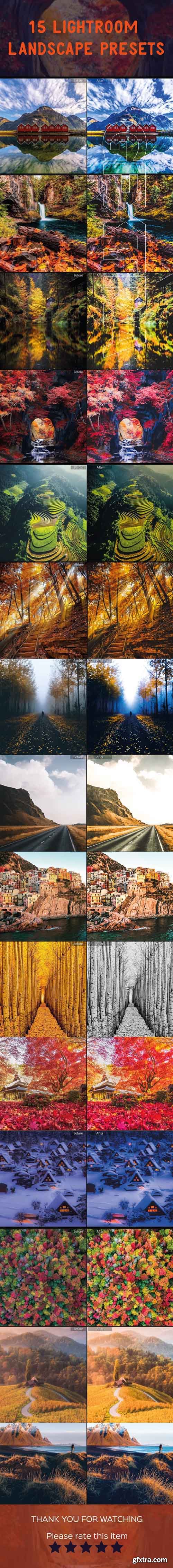 GraphicRiver - 15 AR Landscape Lightroom Presets 21134561