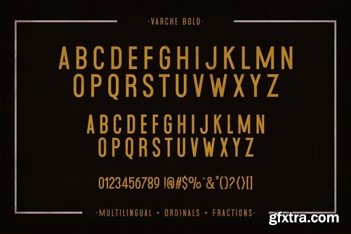 CM - Varche Caps Typeface 2109501