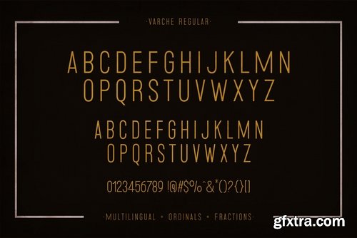 CM - Varche Caps Typeface 2109501