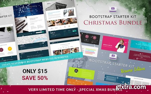 Bootstrap Starter Kit - XMAS Bundle - CM 2137375