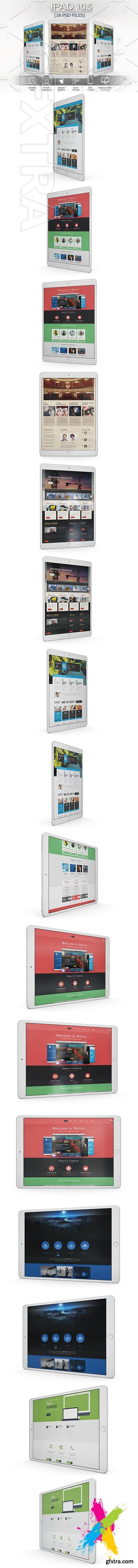 CreativeMarket - iPad Pro 10.5 Mockup 2133478