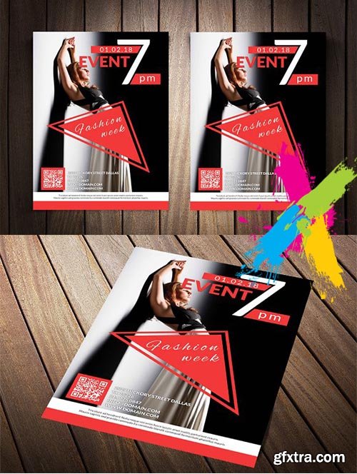 CreativeMarket - Fashion Event Flyer 2129331