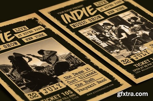 GraphicRiver - Indie Music Show Flyer 21150635