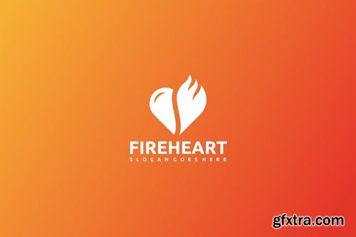 Fire Heart Logo