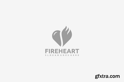 Fire Heart Logo