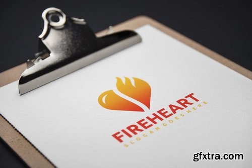 Fire Heart Logo