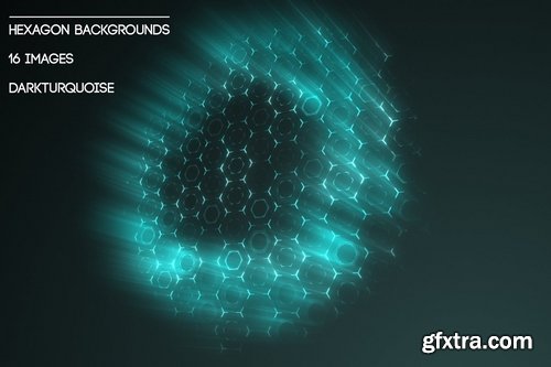 Hexagon Backgrounds Huge Pack